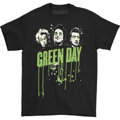 Men's Green Day Drips T-shirt X-Large Black