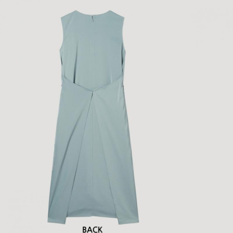 [Ea își dorește] Rochie lungă, fără mâneci, cu imprimeu înfășurat, Swwopp22150