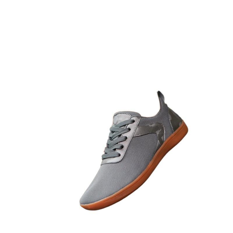 Cheap 22 New Couples Fitness Shoes Wide Head Barefoot Shoes Breathable Soft Sole Fly-woven Shoes Flat Sneakers