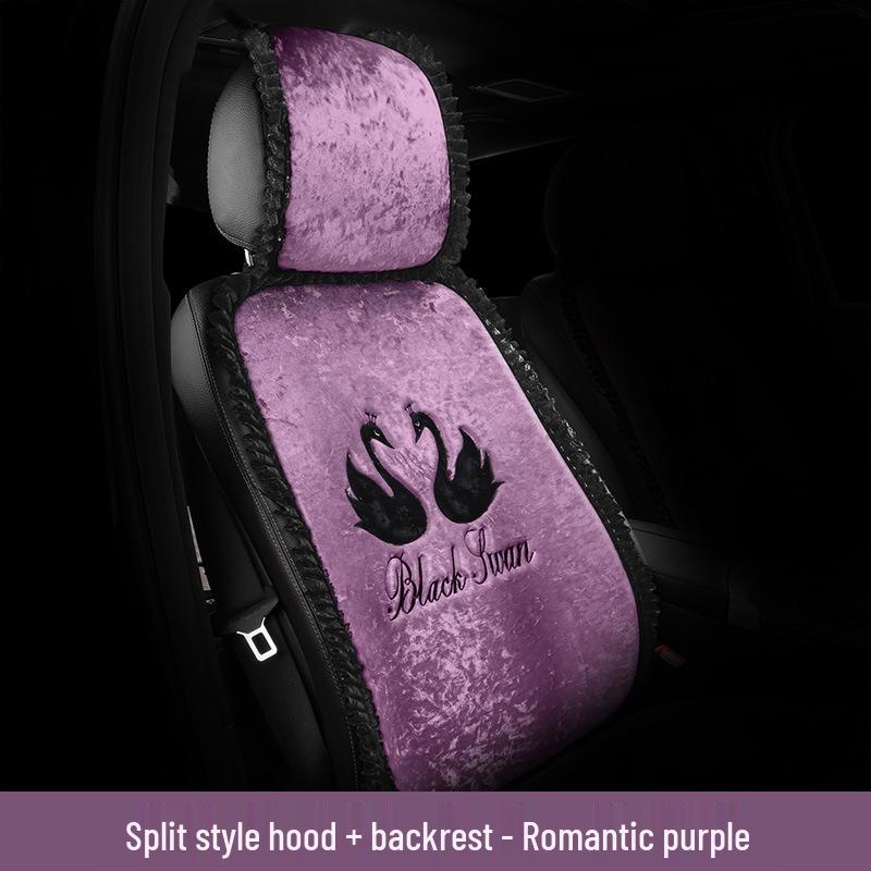 Warm Plush Seat Cushion for BYD Yuan, Song Pro, Qin Plus DMI, Dolphin, Seal, Destroyer 05