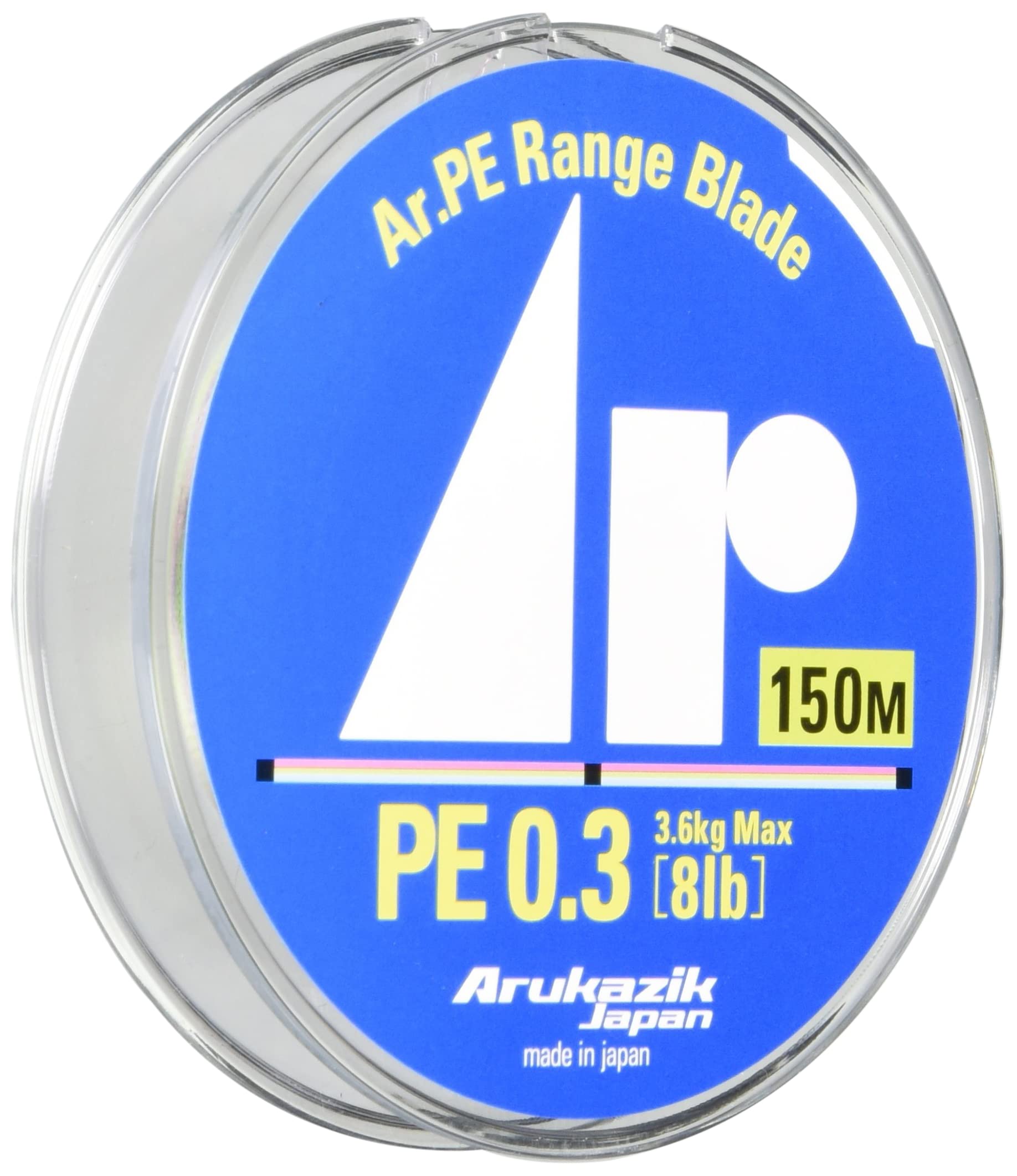 

Arukazik Japan PE Range Product 28705 Леска, Ar.PE Плетенка, 150м, 0.3, 3.6кг, 3-цветная маркировка, Код [Б/У]