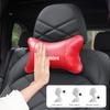 Auto Logo Sitz Kopfstütze Nackenstütze Schutz Kissen Auto Innenraum Für Mitsubishi Eclipse Lancer Outlander Pajero ASX Colt I200 Ex