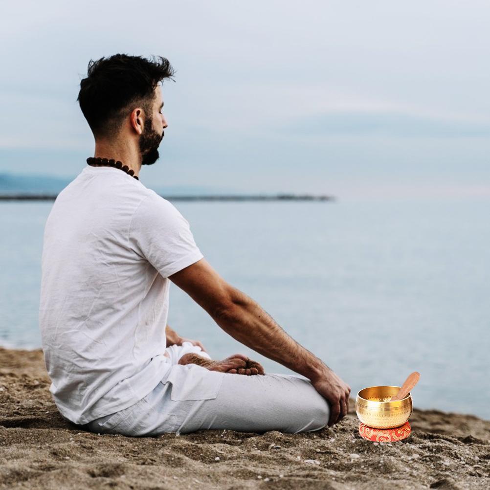 Singing Bowls Set Meditation Bowl with Cushion Mallet and Storage Bag Meditation Sound Bowl
