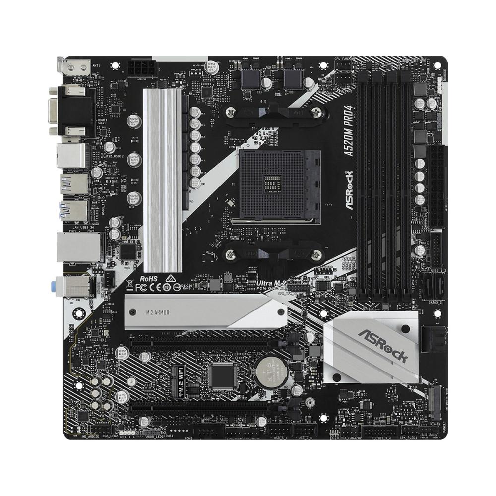 Asrock A520M PRO4 Motherboard