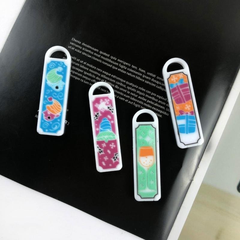 Glänzende Weihnachtslesezeichen Kollektion Schlüsselanhänger Silikonform DIY Schlüsselanhänger Anhänger Schmuck Epoxidharz Bastelformen