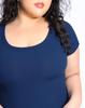 Kulsiseu Cs Half Basic U Top-046 (Blue)