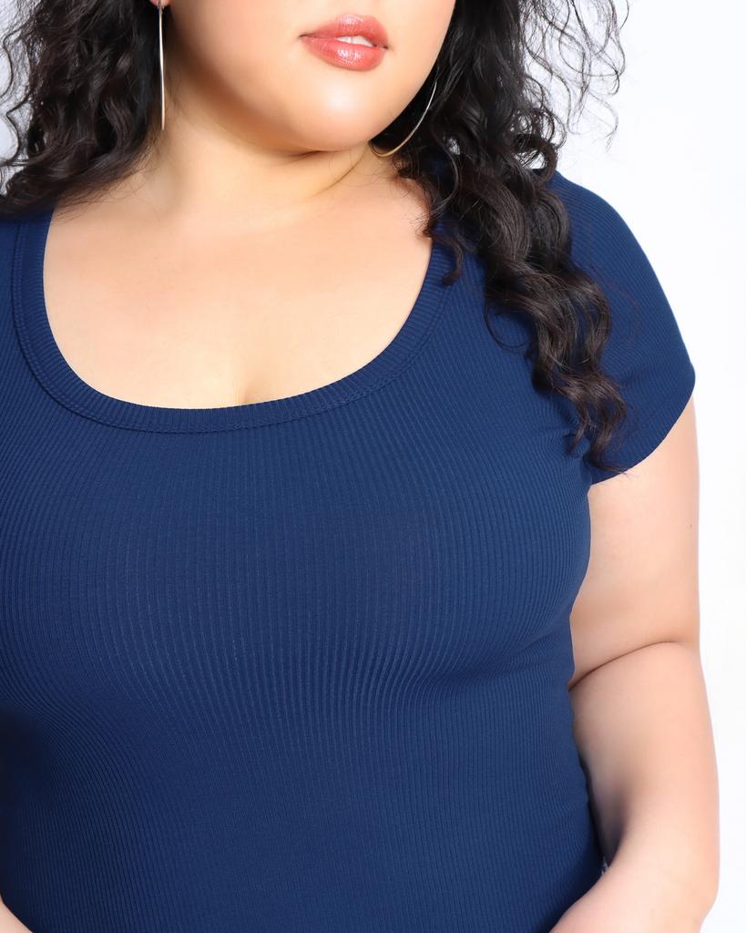 Kulsiseu Cs Half Basic U Top-046 (Blue)