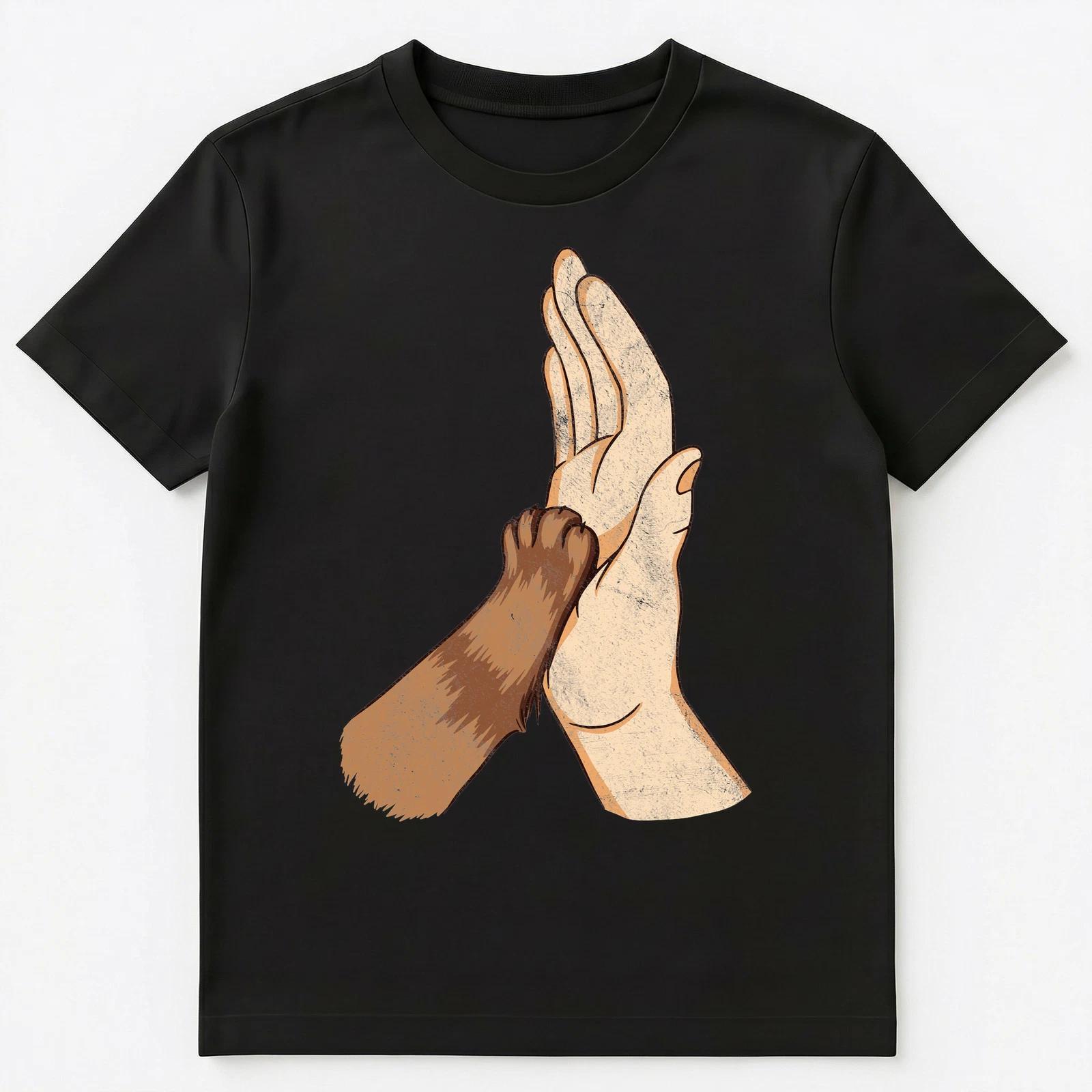

Cat High Five Graphic Unisex T-Shirt 2XL