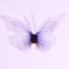 50Pcs Double-layer Chiffon Butterfly Embroidered Patches  Bridal Hair Accessories