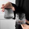 Double-Layer Chilled Glass Cup for Whiskey, Beer, Cocktails, and Cold Drinks
