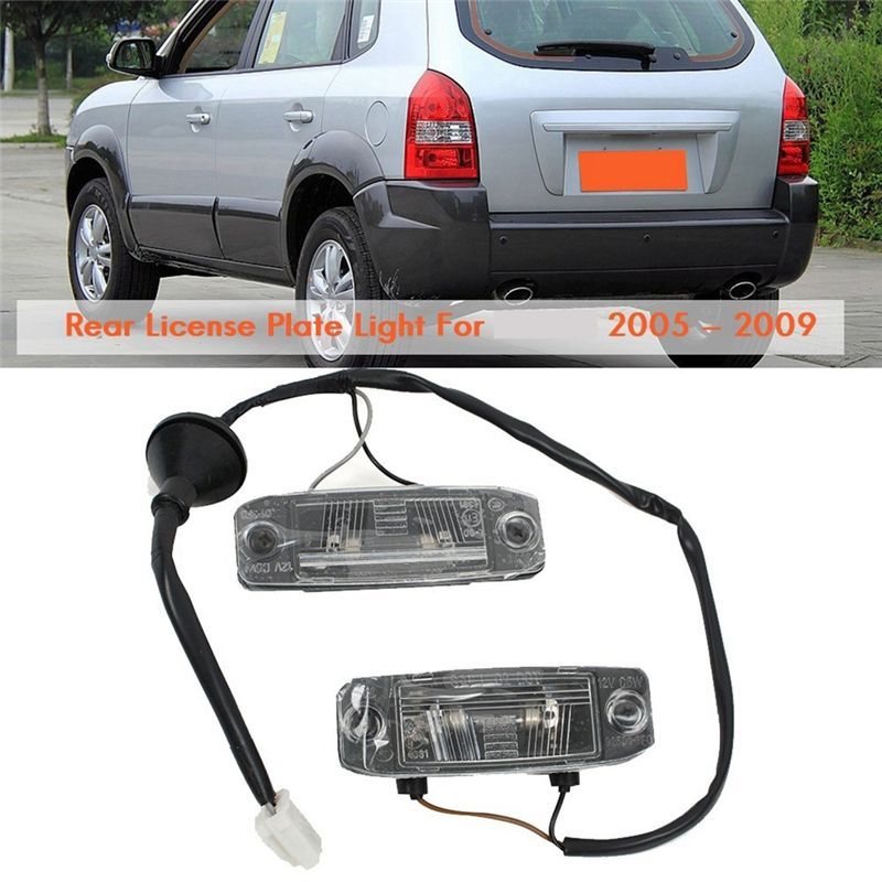 1 Piece Automobile Rear License Plate Light Assembly For Tucson 2005-2009 925012E000