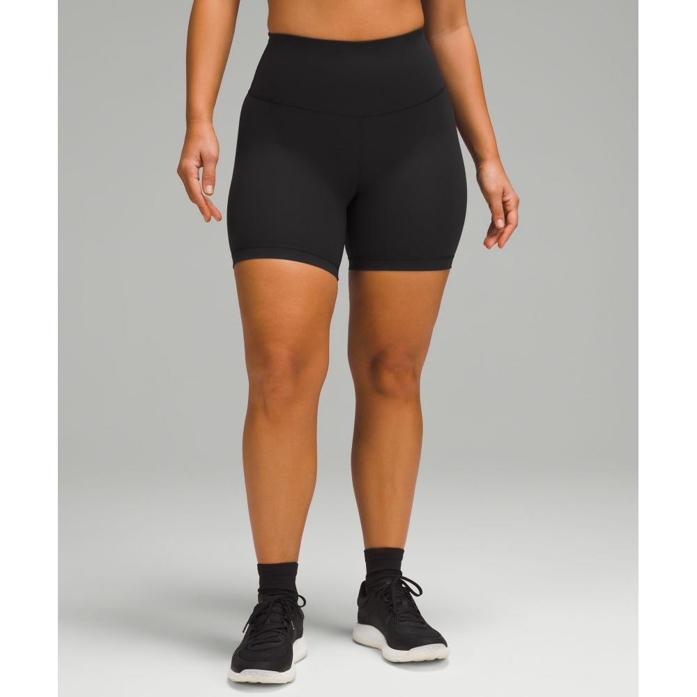 

Lululemon Wunder Train Contour Fit High Rise Short 6 Black 0/6
