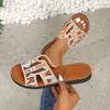 Übergröße Rundzehen-Flatsandale Damen Schuhe - Sandalen im neuen Stil