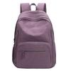 Schoolbag Korean version simple solid color backpack casual versatile short trip storage bag high value small fresh wear-resistant backpack