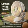 Multifunctional Fan with Lights and Clamps for Home Dormitory Office Desk Charging Portable Outdoor Mini Fan Summer Essentials