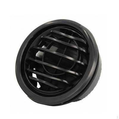Round Air Outlet Adjustable Conditioning Black Vent Deflector for RV Owners, Practical