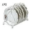 Jewelry Tray Vintage Embossed Stainless Steel Tray, Serving Platter for Desserts, Easy To Clean Storage Organizer, Snack Plate, Dining Table