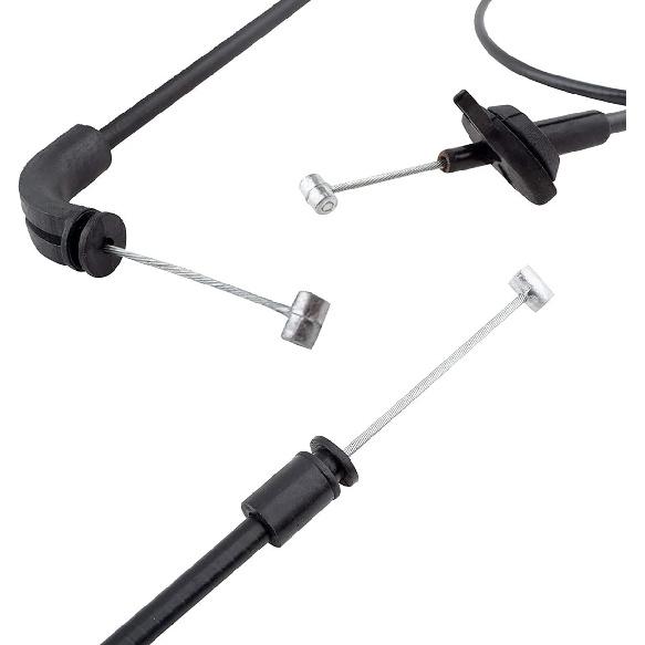 3Pcs Front Center Rear 3pcs Hood Release Cable Kit Fit For BMW 740i 2001, 745i 02-05, 750i 750Li 06-08, 760i 04-06, 760Li 03-08, Alpina B7 07-08