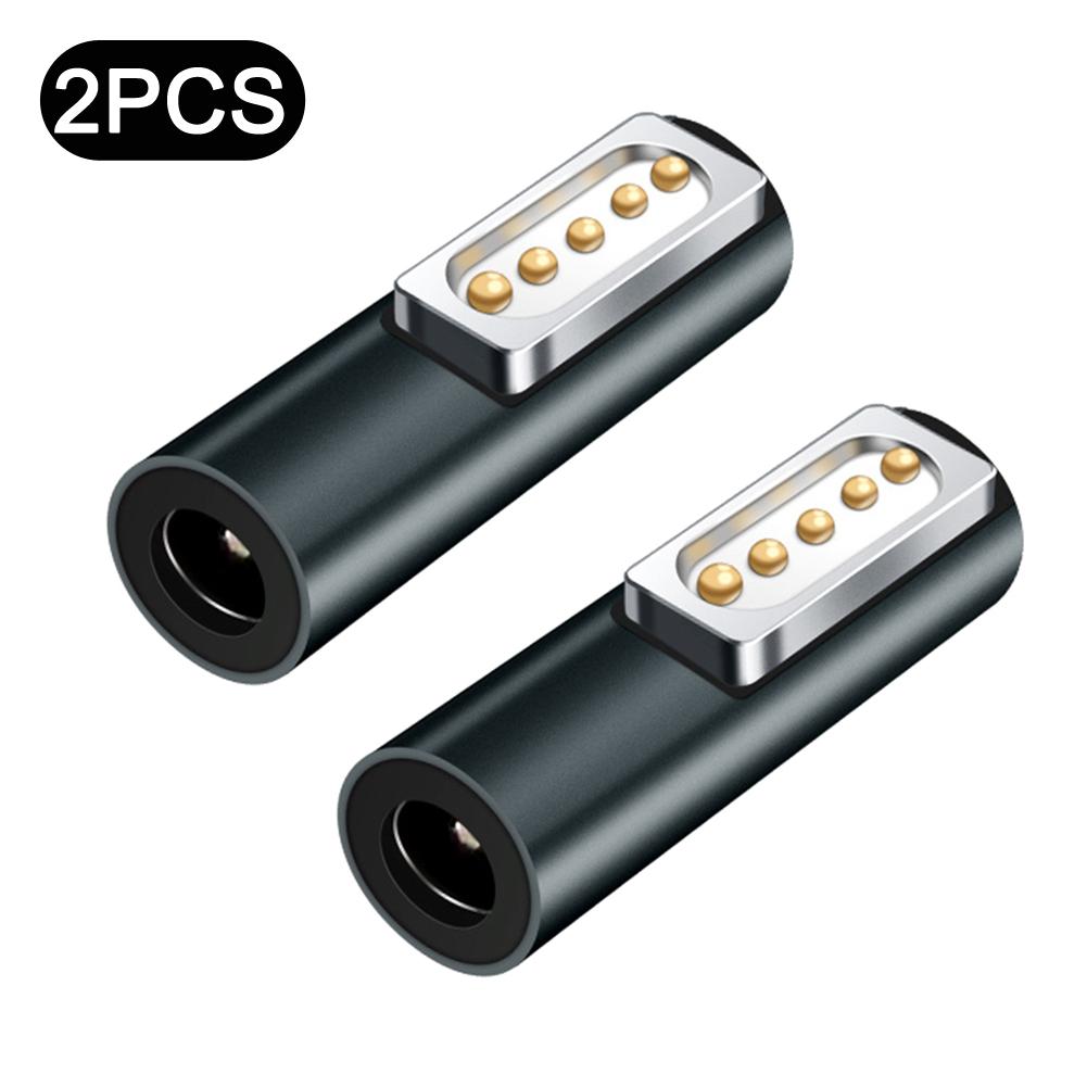 DC5521 PD Type-C Female to Magnetic Adapter for Macbook Air/Pro Fast Charging Plug Converter for Apple Magsafe 1 Magsafe 2