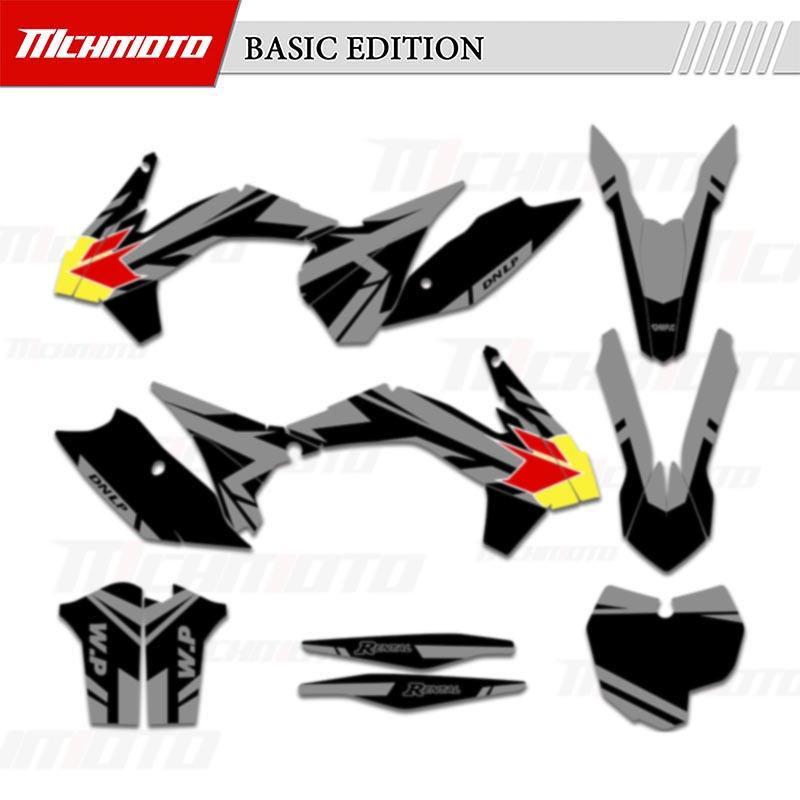 MCHMFG For KTM SX SXF 2007-2025 EXC XCW 2008-2026 Team Motorcycle Graphics Background Decals Sticker Kits
