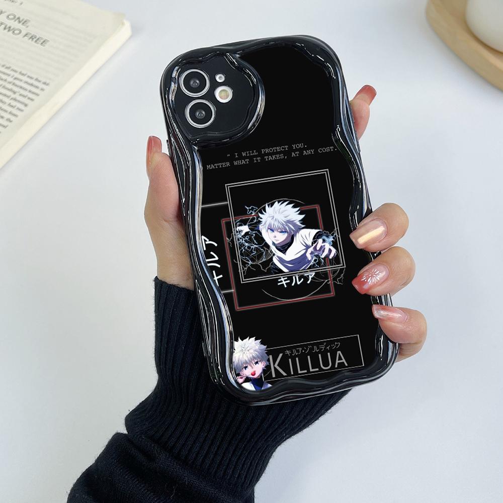 Ae82 Hunter X Hunter Anime Art Protective Phone Cases for Apple iPhone 16 15 14 13 Pro Max 11 12 mini XR 7 8 6s Plus XS Max SE Wave TPU Back Cover