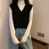 Knitted Waistcoat Autumn and Winter Korean Version of Sleeveless Sweater Vest Women's Outdoor All-match Vest