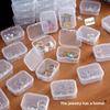 Transparent Jewelry Storage Box, Travel Cosmetics, Earrings, Stud Earrings, Jewelry Box, Nail Patches, Necklace, Beaded Jewelry Box