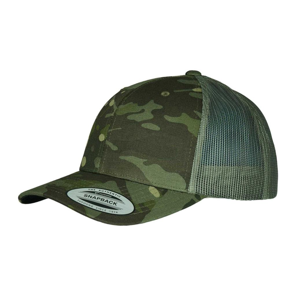 FLEXFIT Unisex Erwachsenen Retro Camouflage Trucker-Kappe