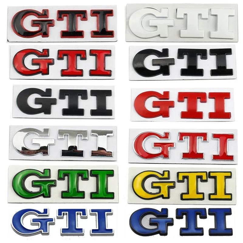 2026 Hot For VOLKSWAGEN VW Metal GTI Logo Car Rear Trunk Emblem Side Sticker for Volkswagen VW Golf 4 5 6 7 8 Polo Jetta Tiguan