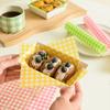100 Stück Wachspapierbögen, Sandwich-Geschenkpapier, Backpapier, Luftfritteuse-Papiereinlage für Outdoor-Kirchen, Heimrestaurants