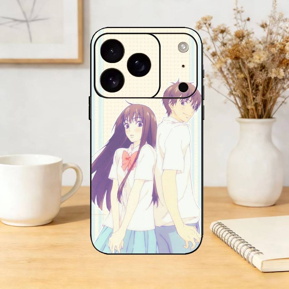 K-Kimi ni Todoke S-Sawako Phone Case Silicone black Soft For IPhone 17,16,15,14,13,12,11,SE,Plus Pro Max