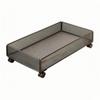 Smooth Under-Bed Storage with Wheels Breathable Mesh Basket Design, Sturdy,