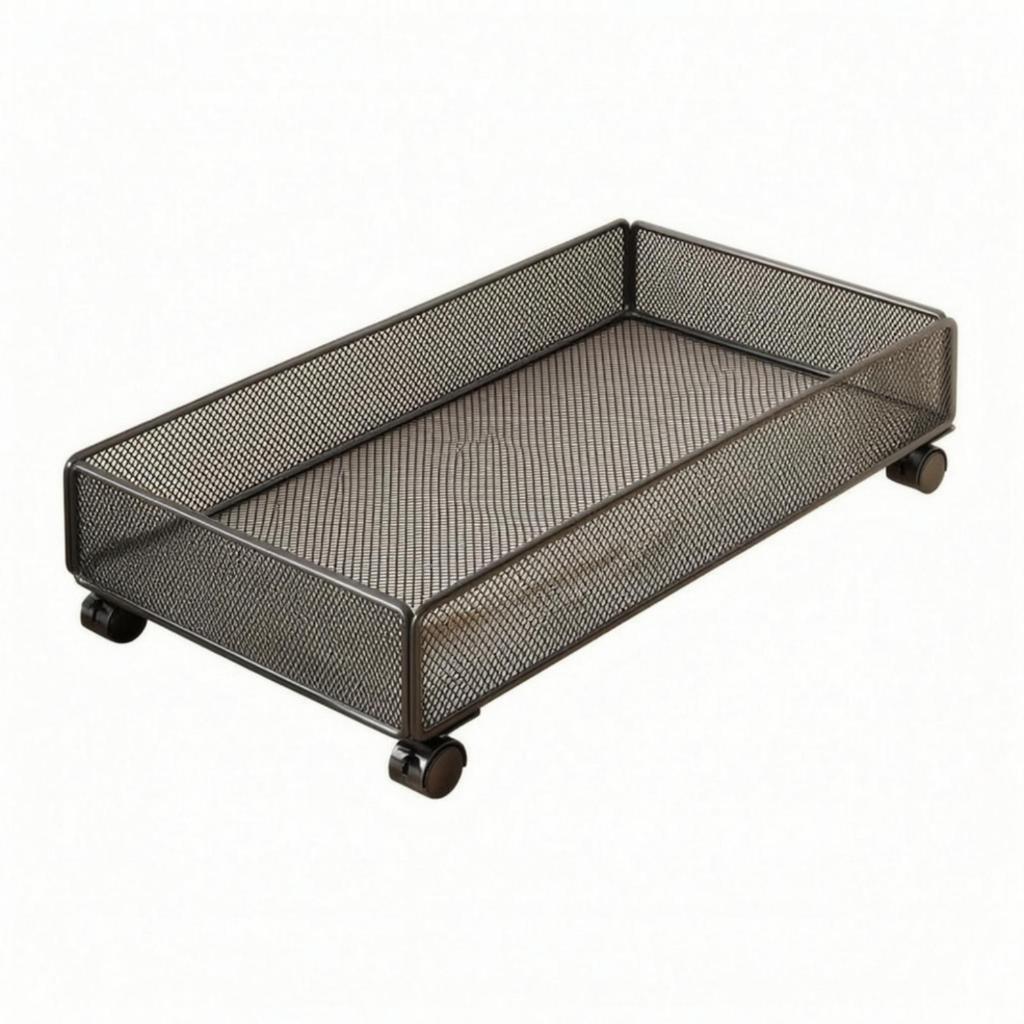 Smooth Under-Bed Storage with Wheels Breathable Mesh Basket Design, Sturdy,