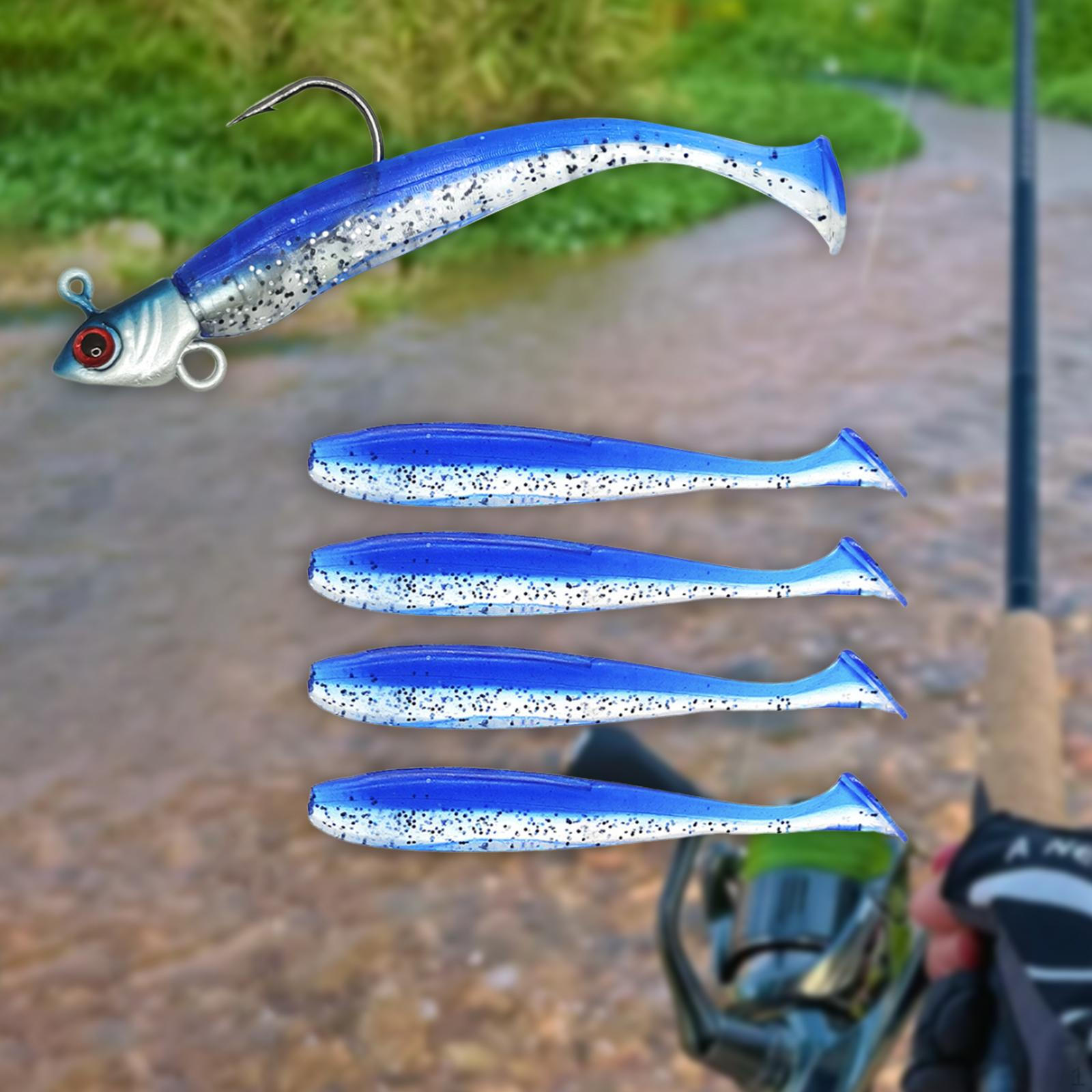 

Рыболовные приманки Искусственные силиконовые 3D реалистичные приманки для свимбейтов Компактные жесткие приманки с Blue