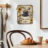 Bemalte Kaffeetasse Schmetterling Küche Esszimmer Hintergrund Landschaftsgestaltung Wandaufkleber