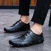 Men Leather Shoes Men Comfortable Loafers Shoes Men Lace -Up Flats Driving Shoes Men Leather Sneakers Man Boat Shoes