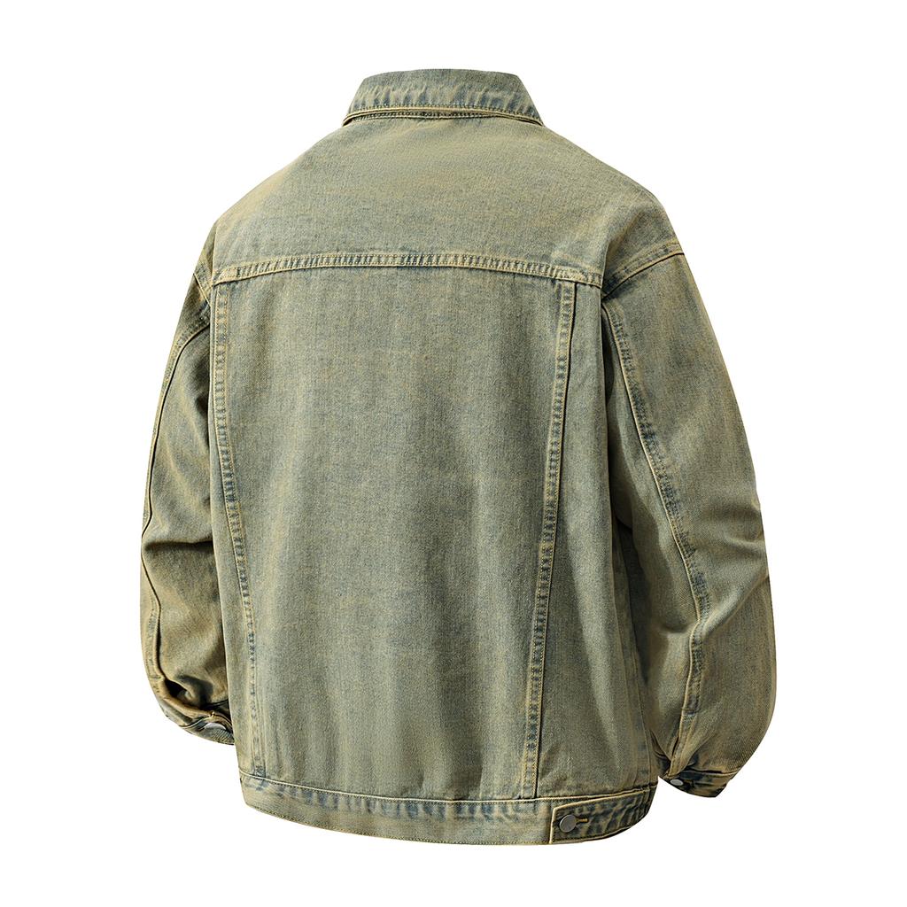 Denim Jackets Men Fashion Casual Outdoor Solid Vintage Jean Jacket High QualityBreathable Comfortable Mens Clothing