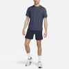New Nike Set-in Sleeve T-Shirt Men's Blue Black DV9832-451