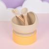 Flexible Spill-Proof Suction Bowl Anti-Slip Feeding Bowl Set  Children's Feeding