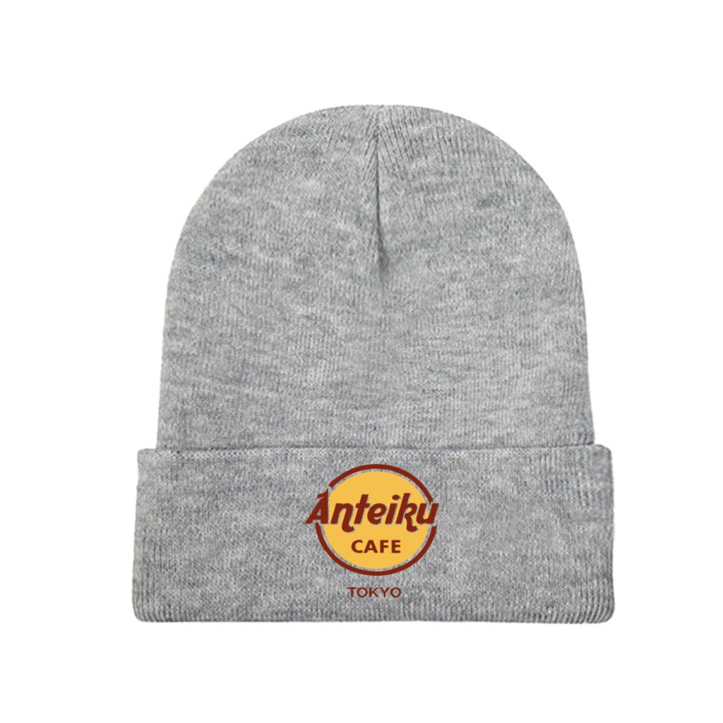 Anteiku Coffee Tokyo Ghoul Japanese Anime Kaneki Ken Knitted Hat Women's Unisex's Beanies Autumn Winter Hats Warm Melon Cap
