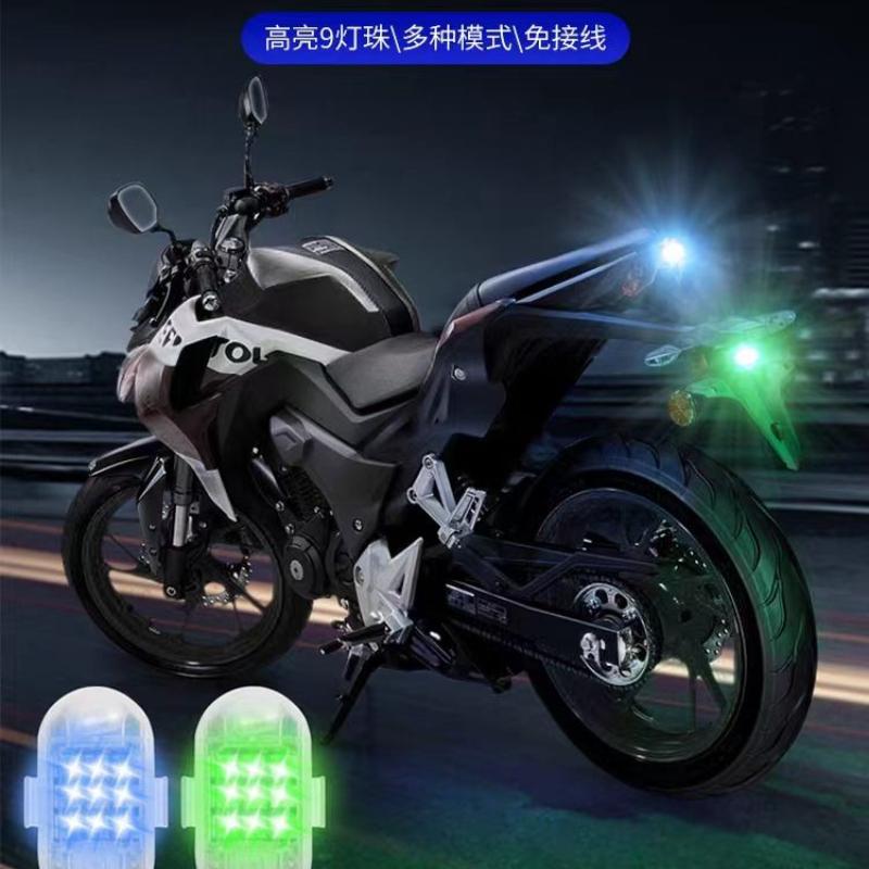 Wireless Remote Control Vehicle Warning Strobe Lights for Motorcycles Aircraft Navigation Lights Car Interior Ambient Lights No Wiring Required