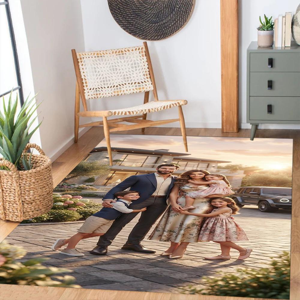 Customize Photos Customize picture Floor Mat Design for Dormitory Game Room Decorate room Dining Room Antislip Carpet Office home decor