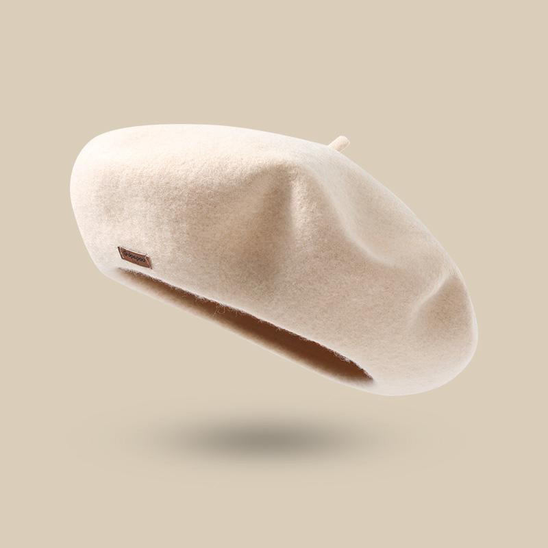 Custom Autumn Winter Multi Color Travel Warm Wool Beret Hats for Ladies
