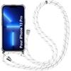 Case for iPhone 13 Pro (6.1 ") Thin Shockproof Anti-scratch Transparent Tpu Case Including White Cord