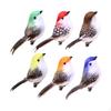 6x Artificial Birds Fake Foam Feather Floral Arrangements Tree Ornaments for