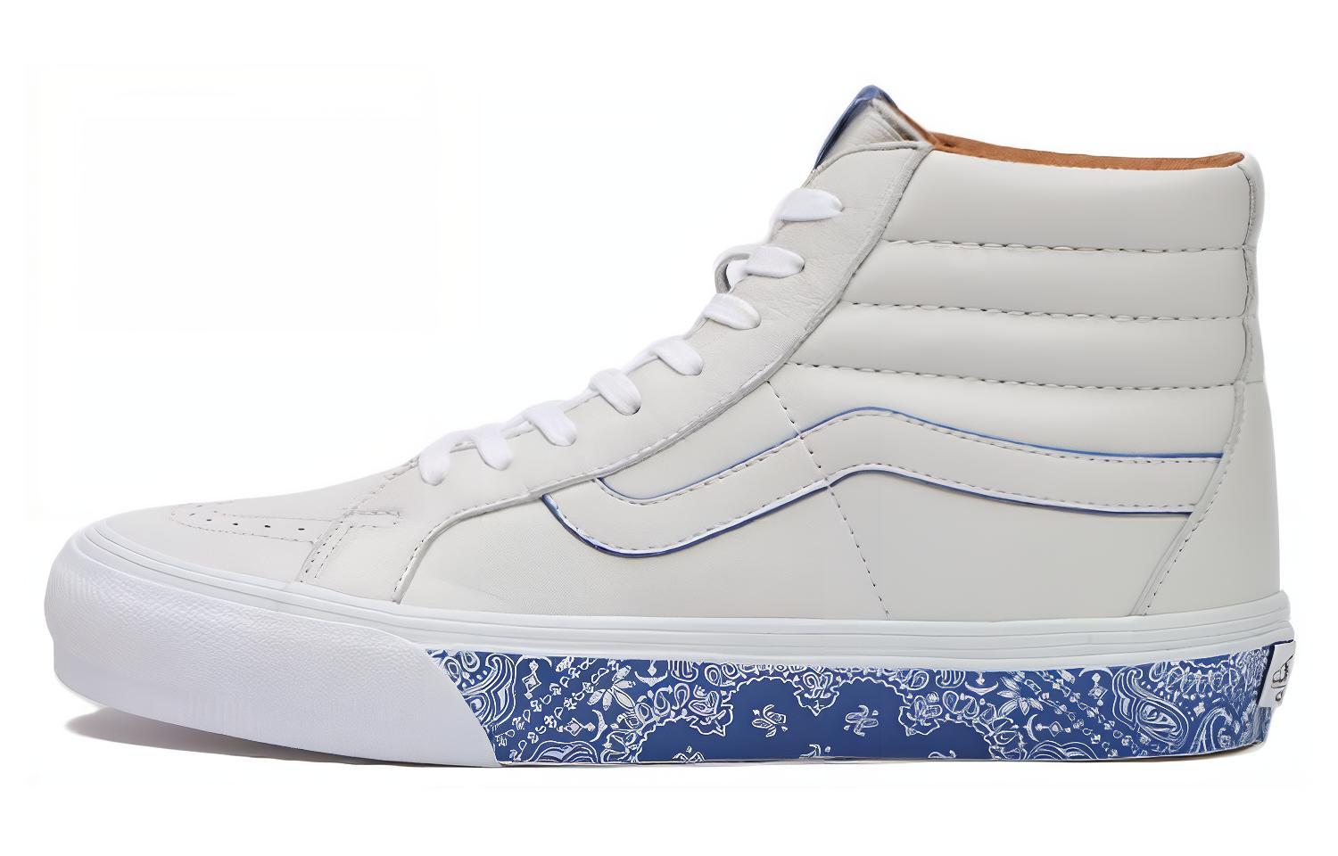 Vans Sk8-Hi Reissue LX Bandana - White True Blue 44