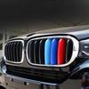 3vnt Automobilių grotelių apdailos juostelė BMW X1 X2 X3 X4 X5 X6 X7 E84 F48 F49 F39 E83 F25 G01 F26 G02 E70 F15 E53 G05 E71 E72 F16 G06 G07