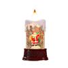 Battery Powered Christmas Wind Lantern Sculpture Kawaii Christmas Plastic Ornament  Office