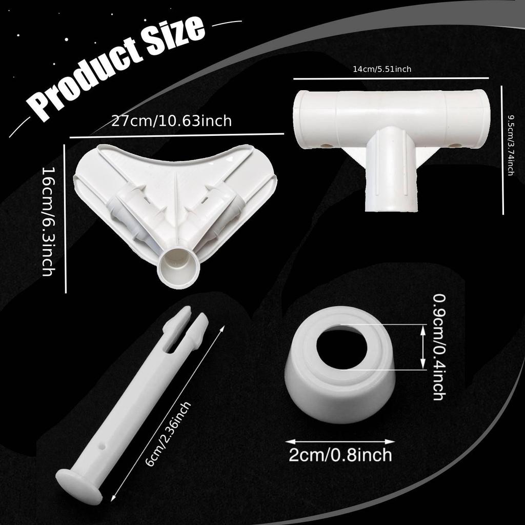 Home Pool Frame Parts Corner Support Easy to Install Sturdy Construction Adapter Fittings