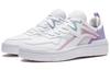 LiNing Lite Slip Resistant, Abrasion Resistant, Lightweight Low Top Skateboard Shoes Women's White Pink Purple AGCS098-2